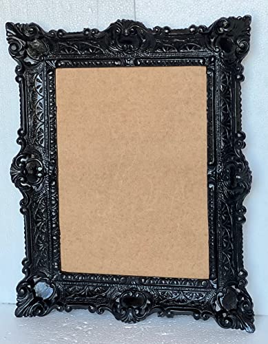 Artissimo Cadre photo baroque noir sans verre - 56 x 46 cm - Cadre photo antique - 30 x 40 cm - 3049