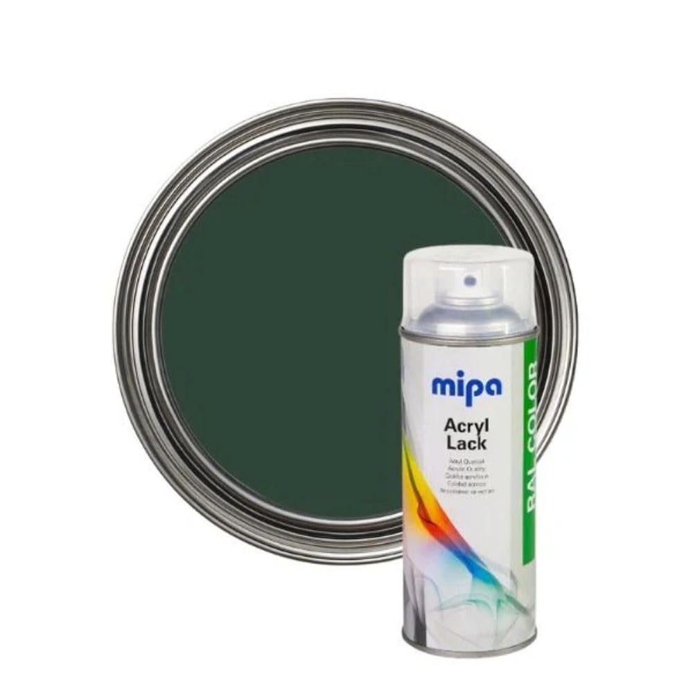 Mipa Ral 6005 Moss Green 1K Acrylic Spray Paint (400Ml)