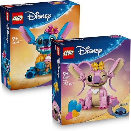 Lego Stitch & Lego Angel - Lilo und Stitch Figur zum Bauen (43249 & 43257)