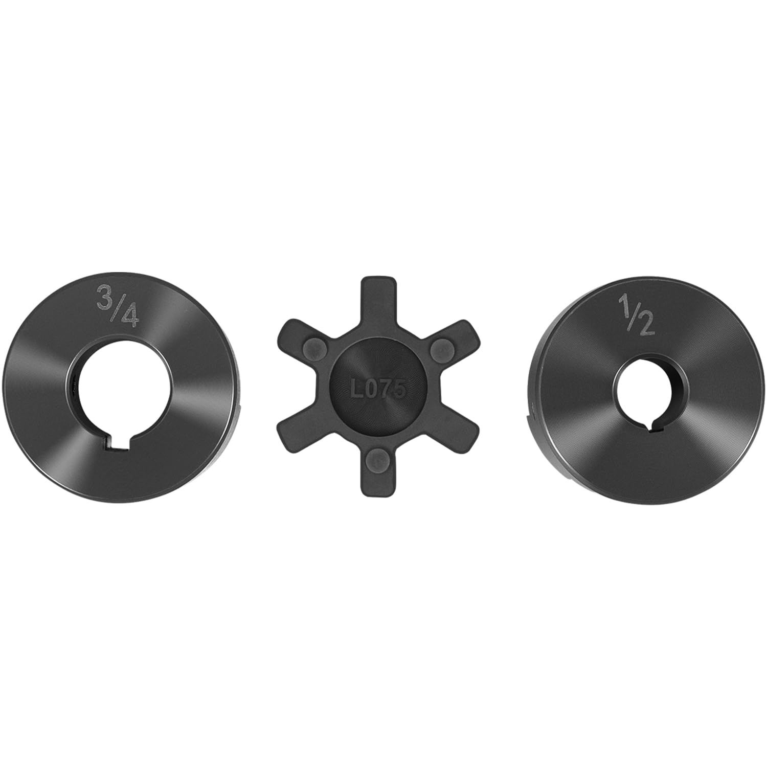 Flexible Couplings - 3-Piece L-Jaw Set -8 Flexible Couplings - 3-Piece L-Jaw Set -8