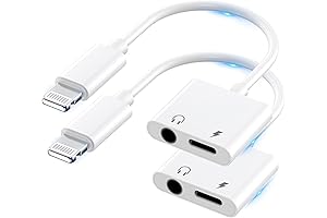 Apple MFi Certified Lightning to 3.5mm Headphone Jack Adapter for iPhone