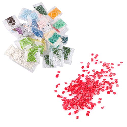 5D Diamant Olieverfschilderij door Digital Painting kit Full Diamond DIY Art Crafts Geschikt voor Home Wall Decoration Tulpenvaas 50x50cm - Afbeelding 3