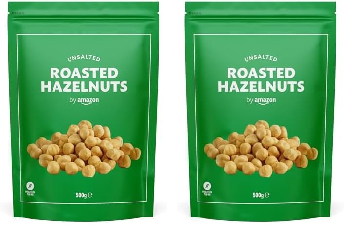 By Amazon Nocciole tostate, 500g (Paquete de 2)