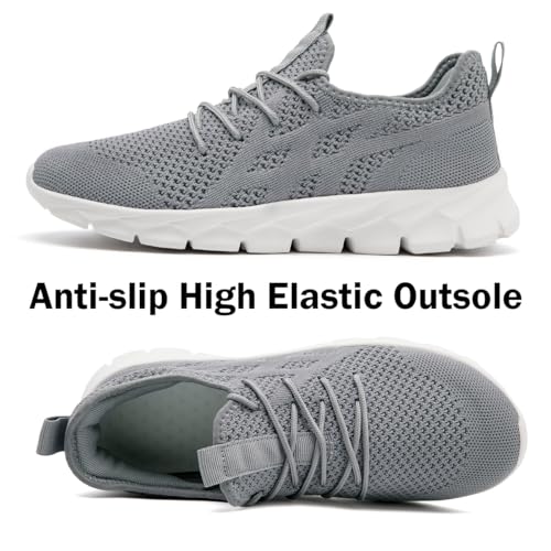Image of DLWKIPV Womens Slip on Walking Tennis Shoes for Women Work Running Athletic Gym Sports Sneakers Lightweight Casual Shoe