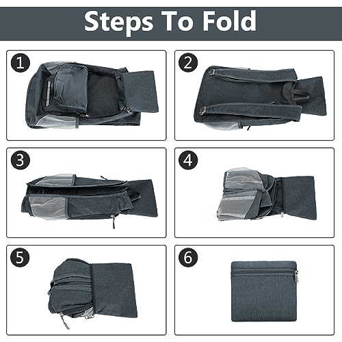 Mochila de senderismo plegable ligera Esup 15L miniatura 4