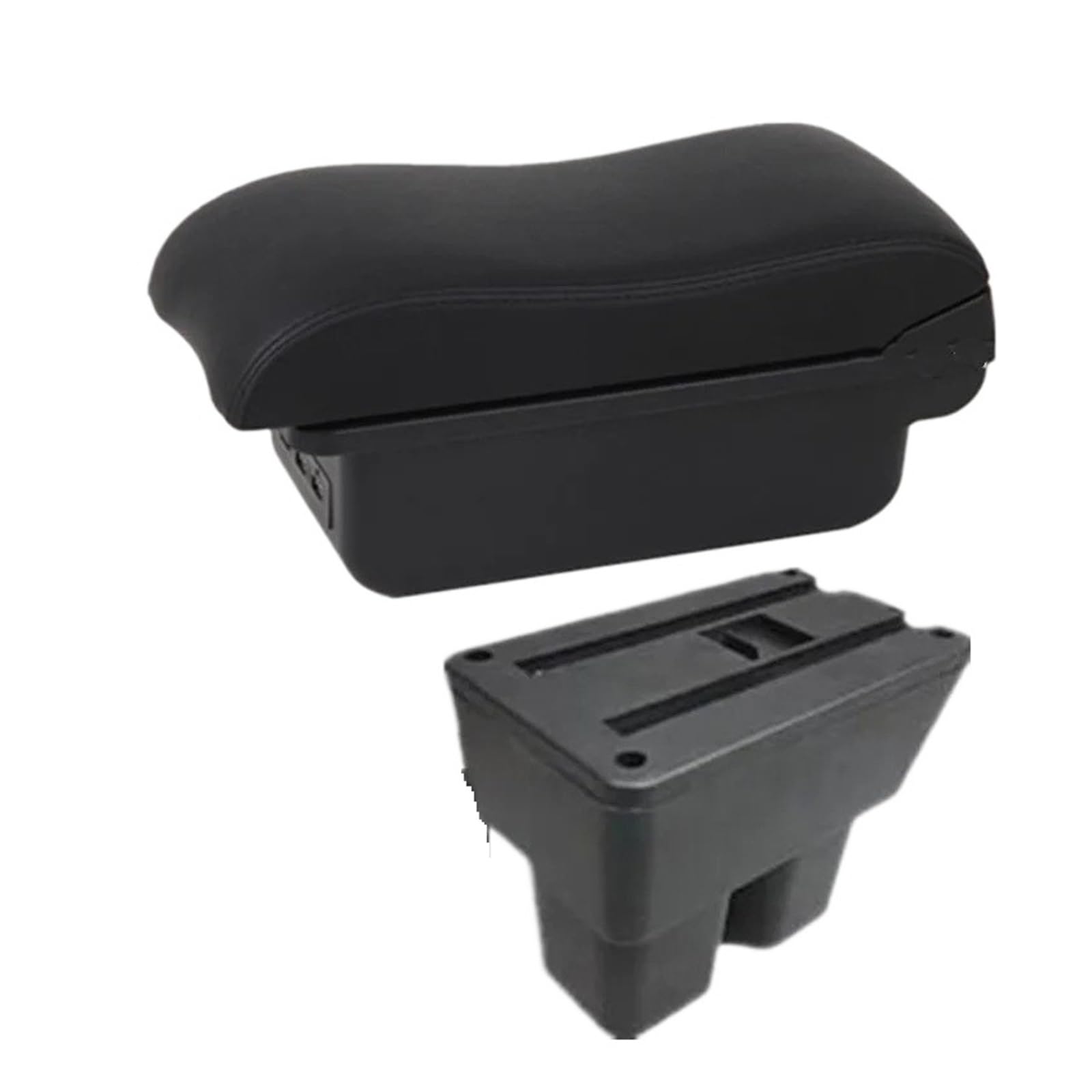 UMDJJU For Suzuki For Jimny JB74 2019-2025 Armrest Box Car Storage Accessories Car Centre Console Armrest Box(B2 black line 3USB)