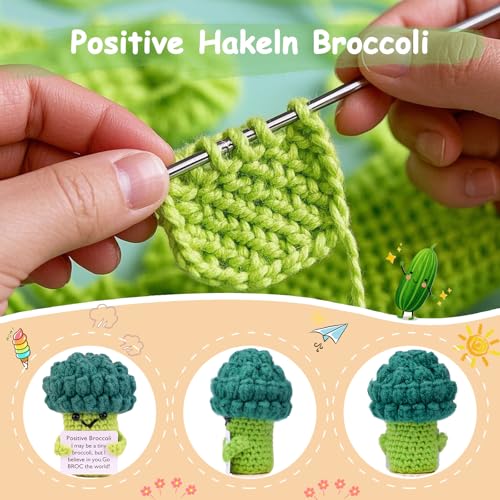 Mwmoeen Lustige Positive Kartoffel Pocket Hug, Kreative Positive Broccoli Puppe Beste Freundin Geschenke für Freundin Frauen(A28)
