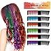 BEARBRO 6 Colores Tizas de Pelo, Peine Temporal Hair Chalk Set, Tinte...