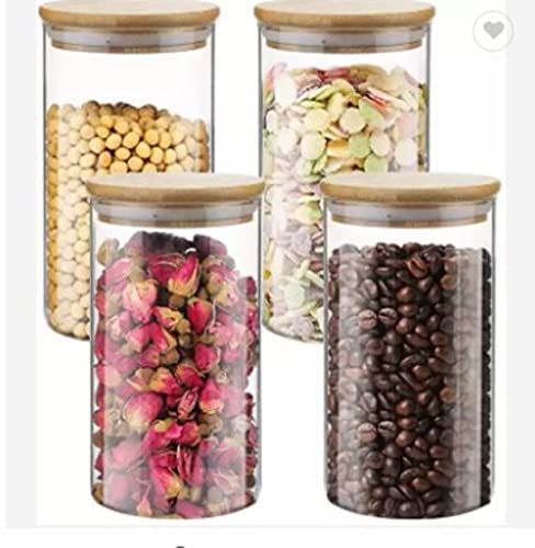Sageware Vorratsdosen mit Deckel, Aufbewahrungsbox für Küche, luftdicht Vorratsbehälter, Stapelbar, Frischhaltedosen für Lebensmittel, Food Container, Storage Jars (1100 ml) Cover
