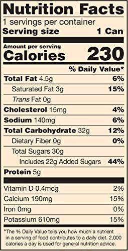 Bailey's Non-Alcoholic Original Irish Cream Flavored Cold Brew Coffee (11 fl oz Cans, Pack of 12)
