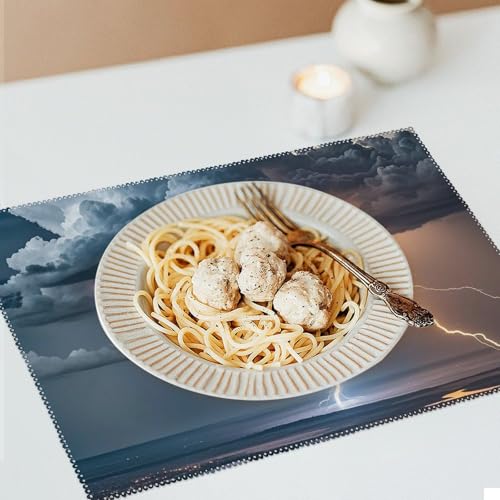 Set de table cuisine résistant chaleur antidérapant lavable pour table à manger - 7