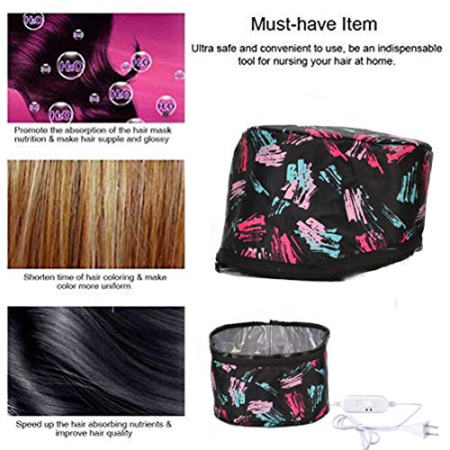 Alotlucky Electric Hair Cap Thermal Cap Deep Conditioning Natural Hair Scalp Treatment Spa Hot Head Care Electric for Home Use - Thumbnail 4