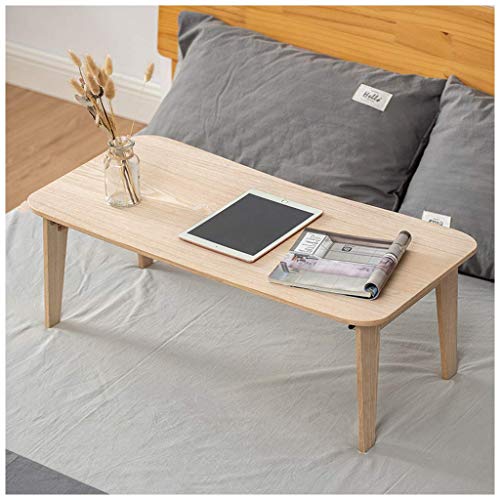 Table pliante naturelle en bois table basse pour ordinateur portable pliable 60-80cm - 3