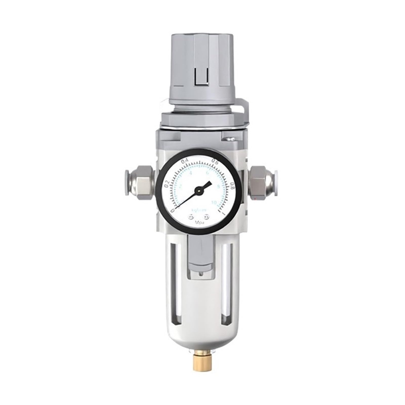 Regulator ciśnienia, 2 Szt. Przełącznik Ciśnieniowy, Filtr Separatora Oleju I Wody AW3000-03, Sterownik Regulatora G3/8 '', Sprężarka Pneumatyczna, do pistoletu natryskowego(AW3000-03)