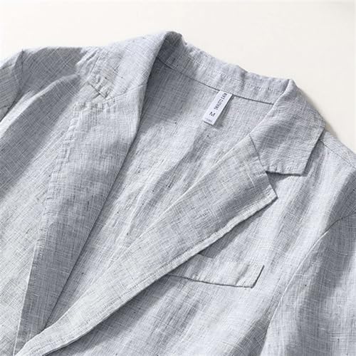Icegrey Men's Casual Sport Coat Regular Fit Lightweight Linen Blazer Jacket Stylish Two Button Suit Jackets2