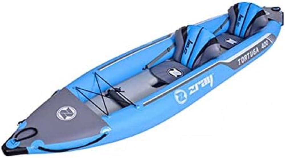 Zray, Tortuga, Kayak Inflable, Gris Azulado, U, Admirador Unisex