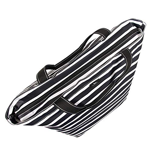 SCOUT Weekender Travel Bag, Lightweight Water-Resistant Travel Tote Bag or Beach Bag for Women in Fleetwood Black Pattern (Multiple Patterns Available)