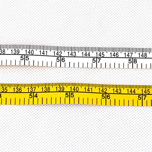 Cinta métrica flexible 150 cm con caja PU y botón de bloqueo miniatura 6