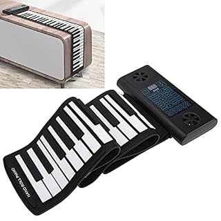 Roll Up Piano, Soft Keyboard Piano Piano Numérique Rechargeable en Silicone à 61 Touches Deux Haut-parleurs Bluetooth… - Les Beatles, Paul McCartney, John Lennon, RIngo Starr, George Harrison Roll Up Piano, Soft Keyboard Piano Piano Numérique Rechargeable en Silicone à 61 Touches Deux Haut-parleurs Bluetooth… – Image 3