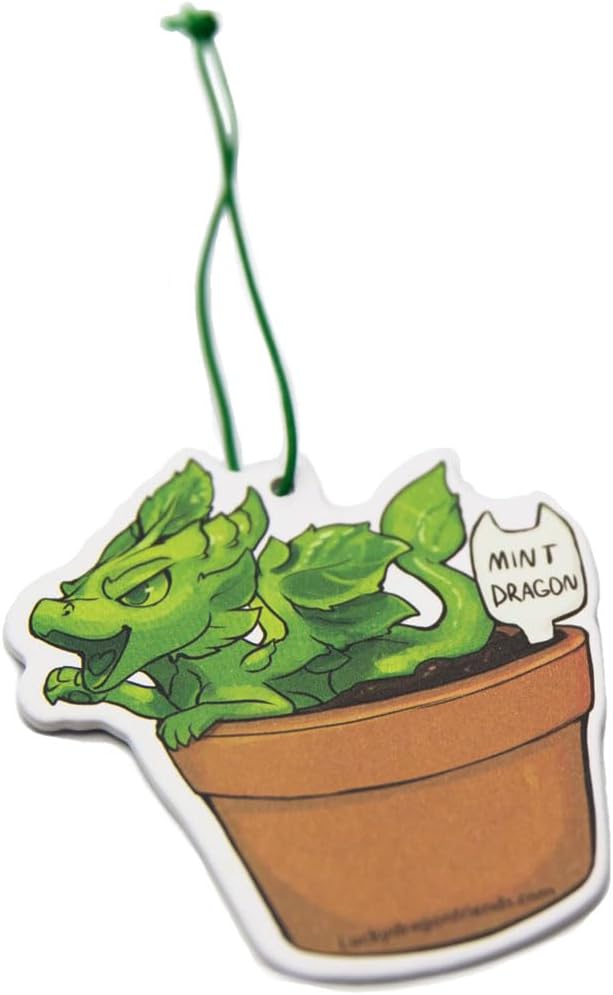 Mint Dragon Tree Air Freshener (Mint Scent), Hanging Scents, Car Frangrance Decor