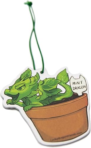 Miniatura 2 de Ambientador de árbol de dragón de menta (aroma a menta), aromas colgantes, decoración de automóvil