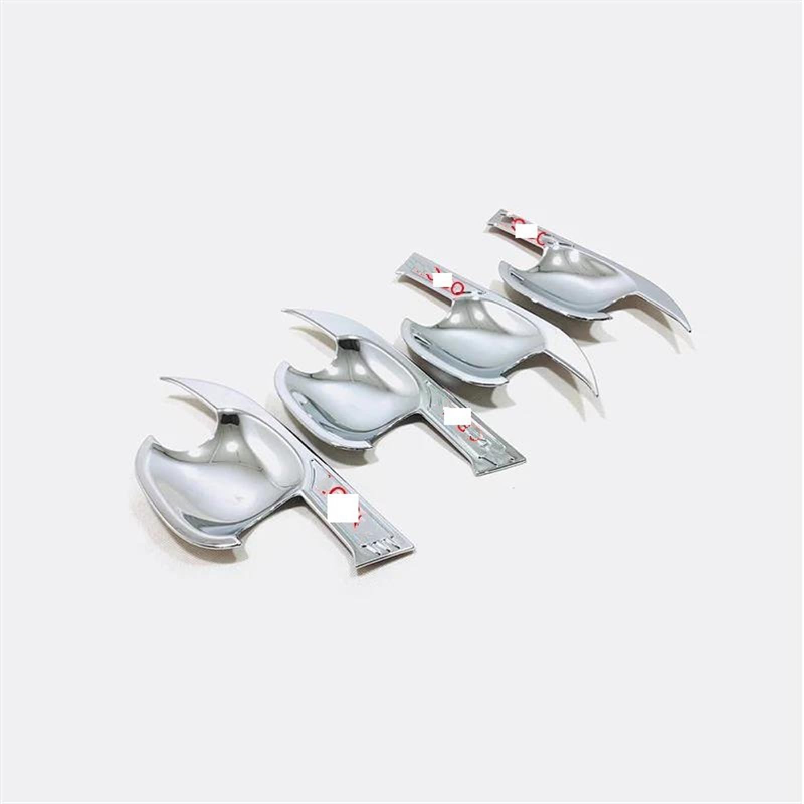 SLIMES Car Exterior Cover Side Door Handle Protector Chrome Scratch Protection for Toyota RAV4 XA50 19-22 Protection(Chrome)