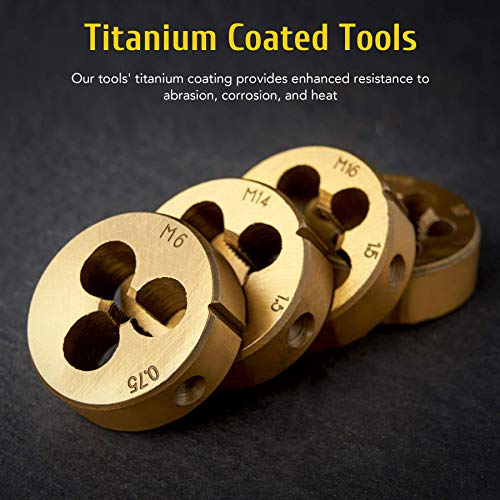 image for ORION MOTOR TECH M6 to M24 Large Tap and Die Set Metric, 45-Piece Coar