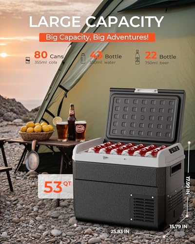 EKOJUCE 53QT Portable Freezer