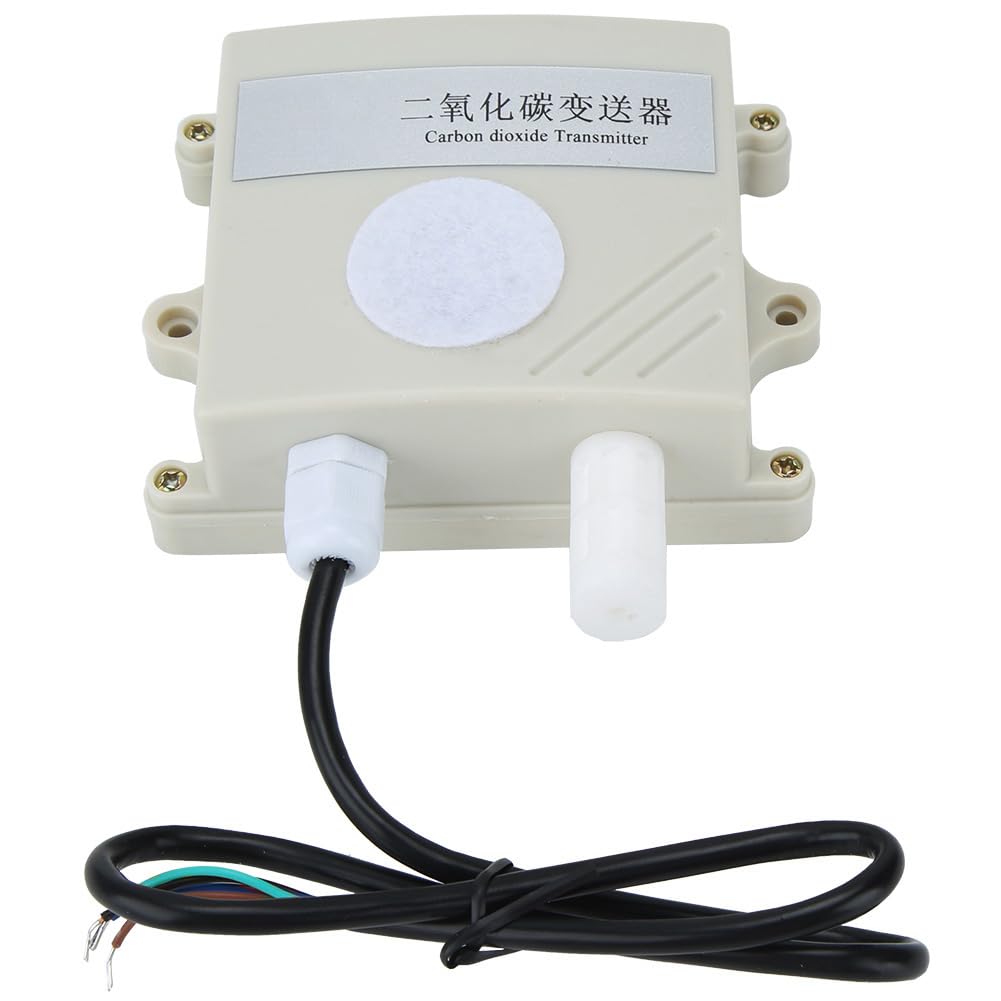 Transmisor de Sensor de CO2 de Alta precisión Monitor de dióxido de Carbono con Amplio Rango de medición 4005000PPm para Cultivo de Flores en invernaderos agrícolas Material de (Salida de Voltaje