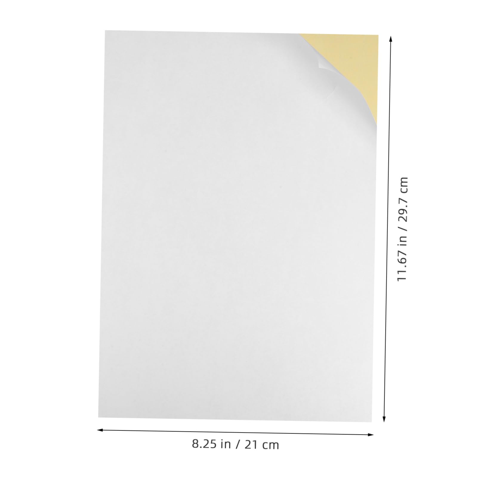 Etiquetas de Papel Autoadhesivas A4 100 Hojas