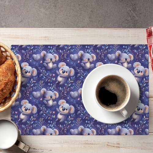 Set de table koala lavable pour protéger la table des taches et de la chaleur
