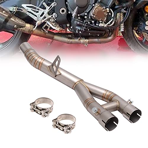 オートバイに適合するR1 YZF R1 R1M MT10 2015 2016 2017 2018 2019 2020 2021 スリップオン排気エスケープモトミッドリンクパイプ削除サイレンサー変更マフラー