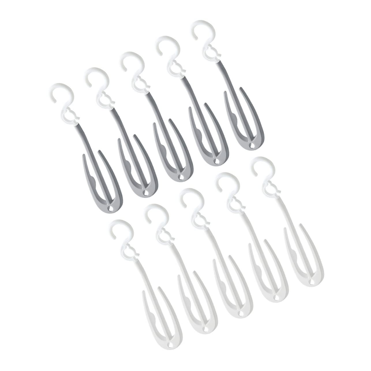 Hemobllo 10Pcs Shoe Drying Rack Premium Sneaker Drying Hooks Space Saving Shoe Display Hangers for Home Shop Travel Versatile Use for Shoes Towels Accessories