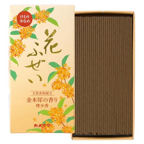 カメヤマ 花ふぜい 金木犀 煙少香 約100g 約230本 お線香 お香 煙少ないのサムネイル