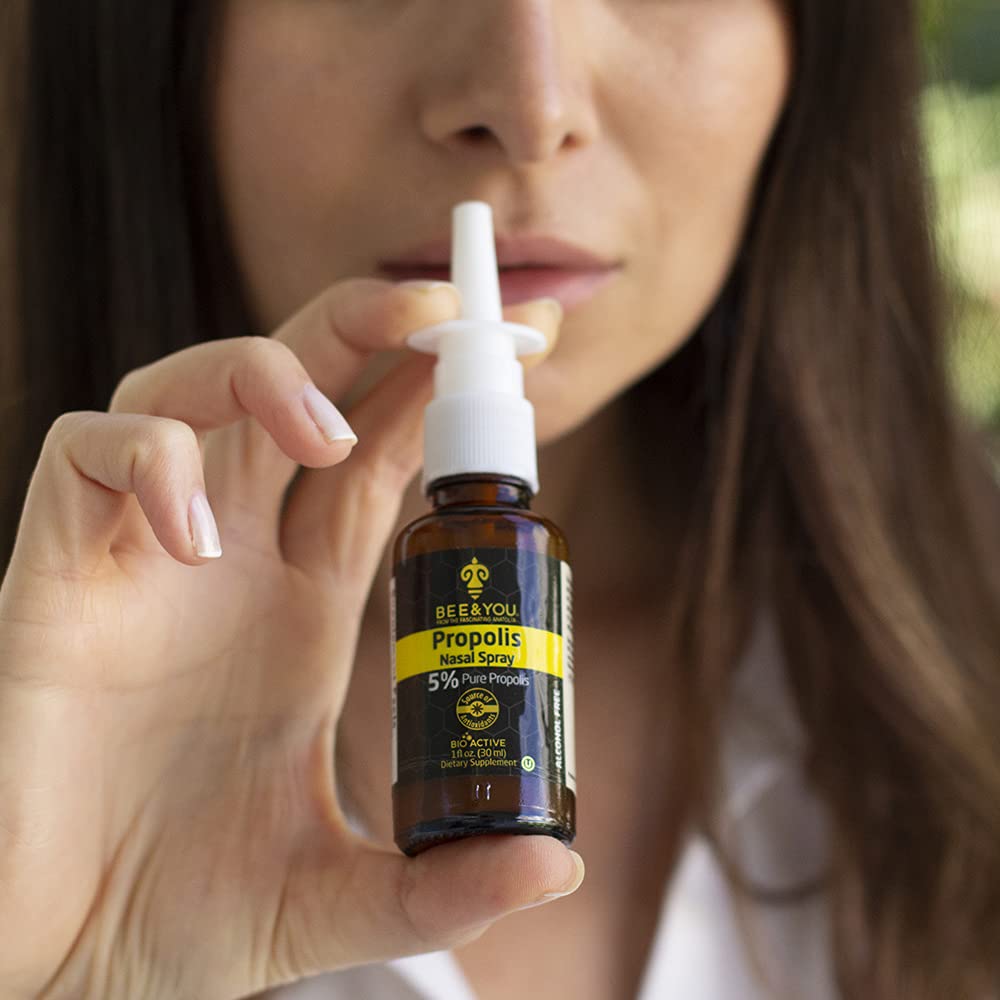BEE and YOU Natural Propolis Nasal Spray 1 Fl oz Congestion Relief