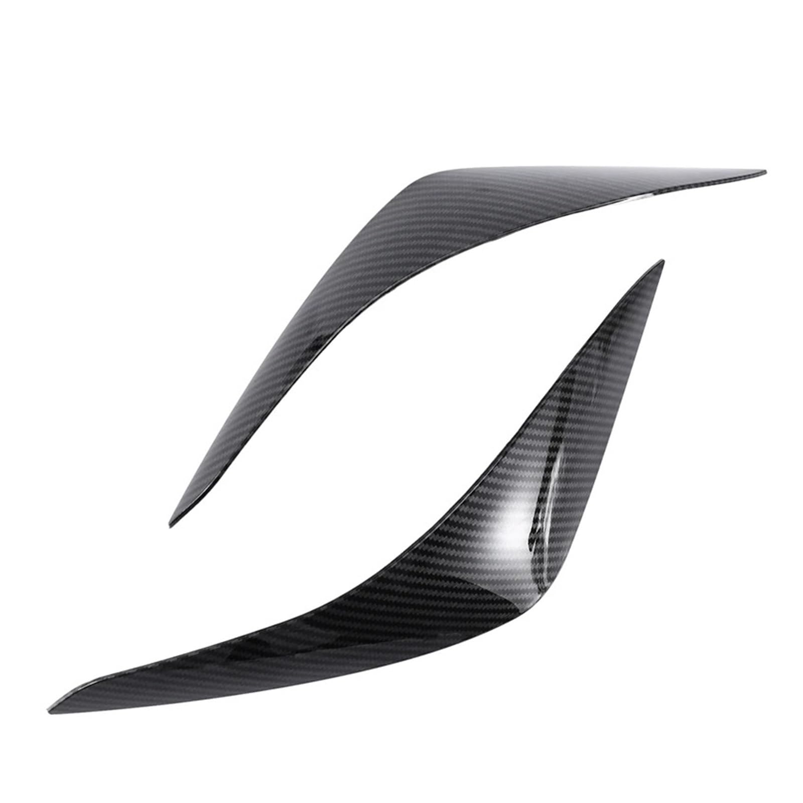 tuyda Car Headlights Eyelids Eyebrow Trim Stickers Cover,Fit For Polo Plus 2019 2020 Headlight Eyebrow Overlay ﻿
