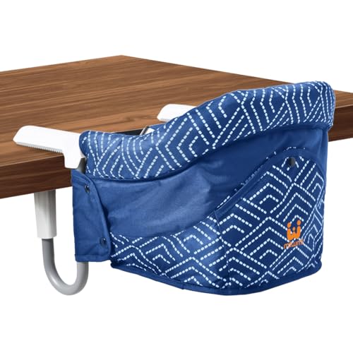 MTWML Portable High Chair for Table,Hook On High Chair That Attaches to Table,Space Saver Clip On...