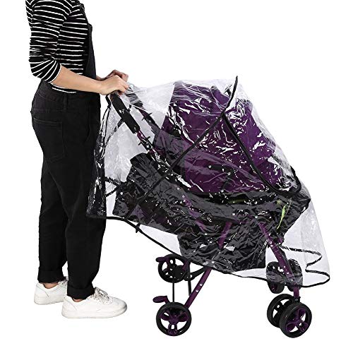 Carrozzina parapioggia, 1PC PVC universale impermeabile passeggino parapioggia parapioggia paravento accessorio per carrozzina