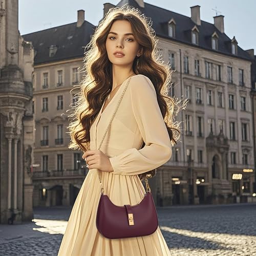 Image of KKXIU Shoulder Bag for Women Cute Hobo Vegan Leather Handbag