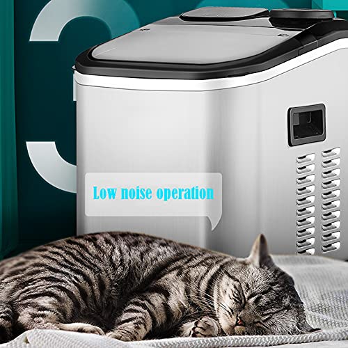 MHGD Kompakte Eismaschine, selbstreinigend, Eismaschine für die Arbeitsplatte, tragbarer Eiswürfelbereiter, einfach zu… – Bild 5