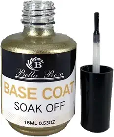 Base Coat Unhas 15ml – Proteção Contra Amarelamento e Acabamento Brilhante para Gel, Acrigel e Fibra
