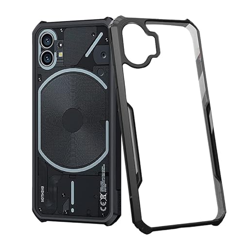 ATTUX Custodia per Nothing Phone (1),Bordo nero +