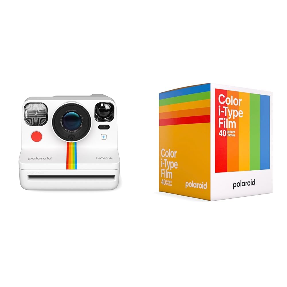 Polaroid Now+ Gen 2 Instant & Pellicola Istantanea Colore per i-Type - Confezione 40 Pellicole - 6010