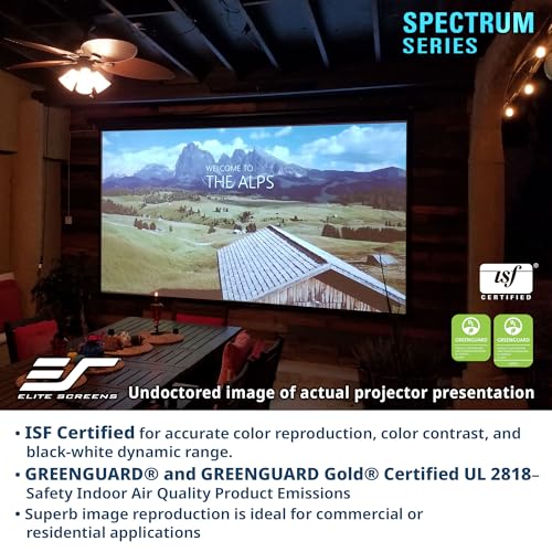 Image of Elite Screens Spectrum RC 1 Remote KIT, 100-INCH Diag 4:3, Motorized Projection Screen Movie Home Theater 4K /8K Ultra HD Ready, ELECTRIC100V2
