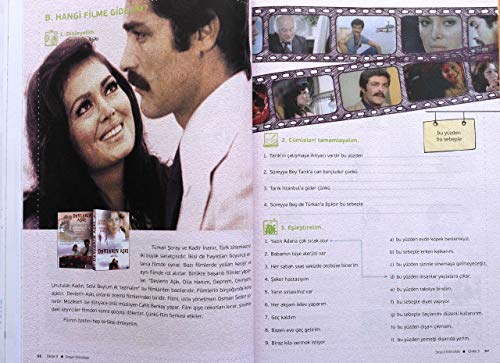 Turkish Language Course Book With Workbook, Elementary Level, Yedi Iklim Turkce A2 #TOP4