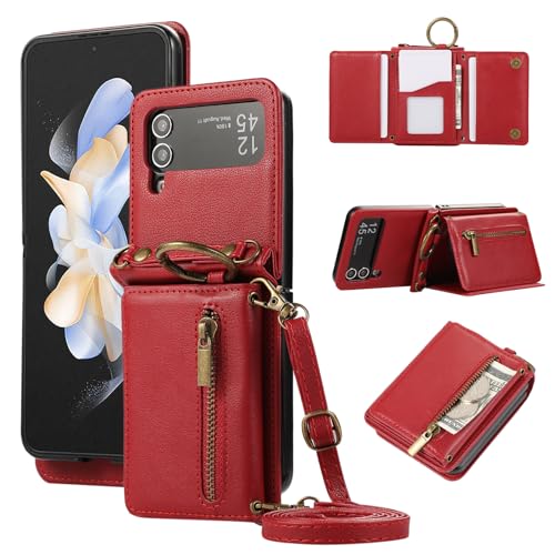 Coque Galaxy Z Flip 3 Asuwish rouge protection rigide élégante