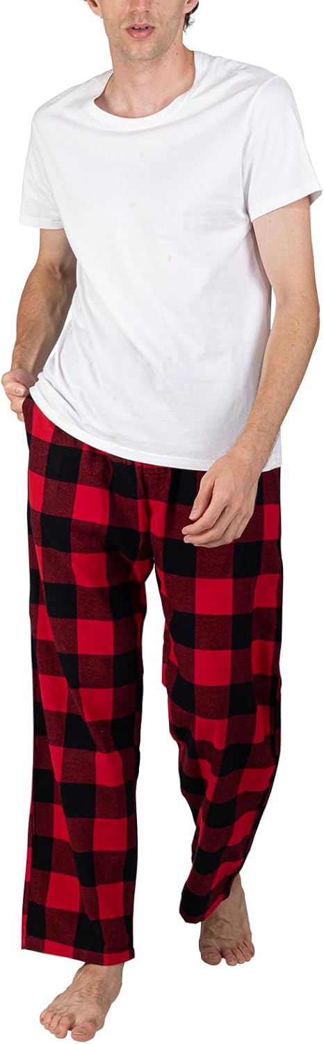 Jogginghose Herren Baggy - Baumwolle Stretch, Weite Beine, Elastische Taille