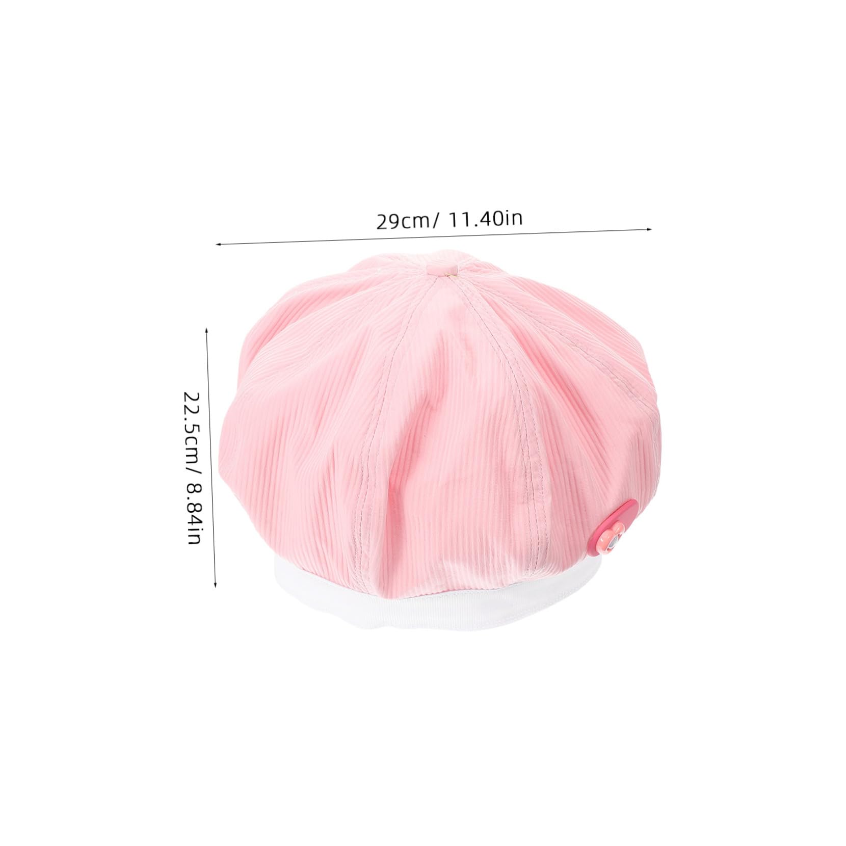 Ipetboom Pink Beret Hat for Women Lightweight Vintage Style Cap for Daily Travel Birthday Parties and Versatile Fashion Accessory