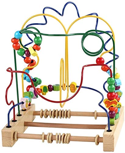 Preisvergleich Produktbild Dfghbn Vorschule frühes pädagogisches Spielzeug perlen labyrinne Spielzeug rollenuntersetzer Geschenk für Kind Kinder Jungen mädchen Kinder Spielzeug Geschenk