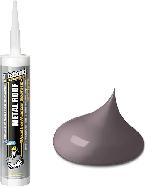 Titebond WeatherMaster Metal Roof Sealant 61351A Bronze 10.1-Oz